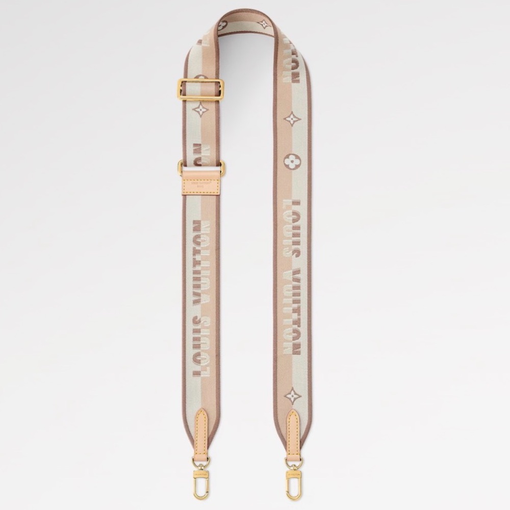 Louis Vuitton Beige bandoliere monogram Adjustable Shoulder Strap